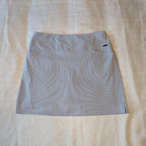 S.C. &‎ C.O. Women's Blue & White Striped Athletic Skort